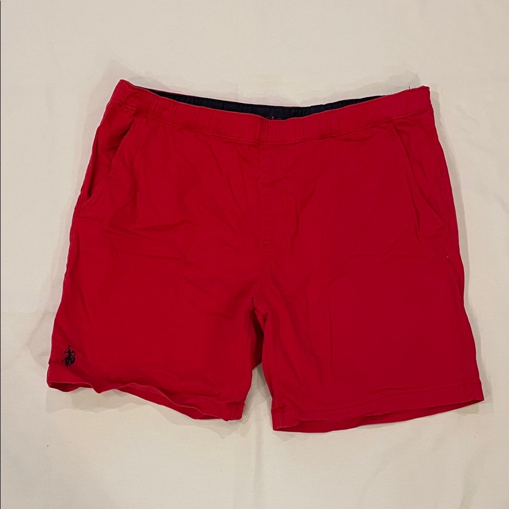 U.S. Polo Assn. Men's Bold Red Shorts Size XL